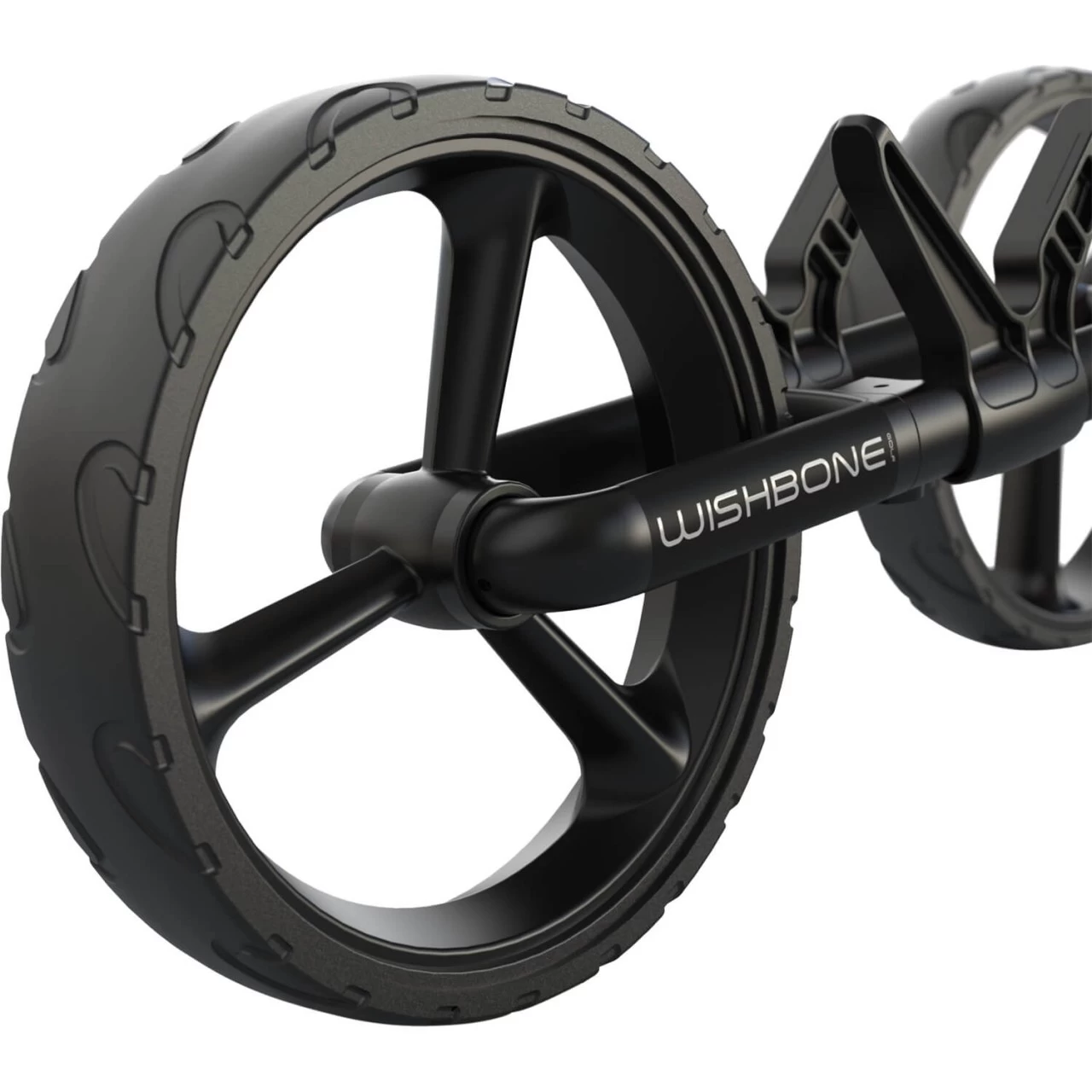 Score Industries Wishbone One Megalight Golftrolley, Schwarz/grau 5 Score Industries Wishbone One Megalight Golftrolley, Schwarz/grau – Bild 5