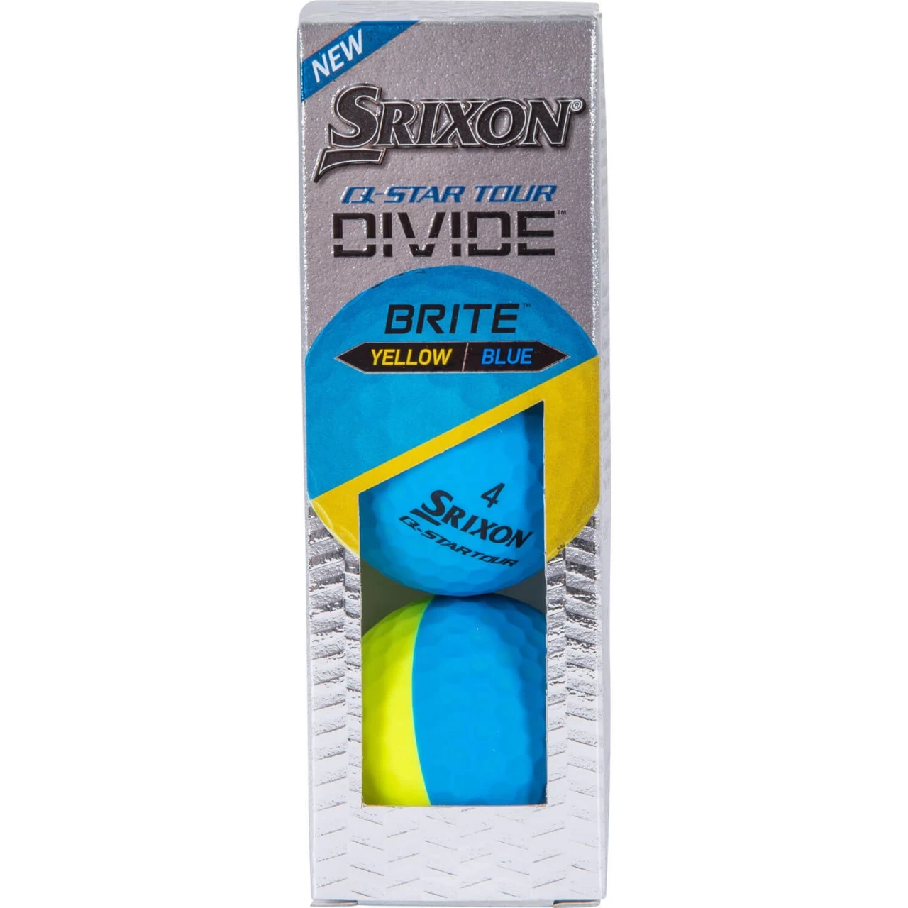 Srixon Q-Star Divide Golfbälle - 12er Pack, Gelb/blau 2 Srixon Q-Star Divide Golfbälle - 12er Pack, Gelb/blau – Bild 2