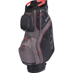 Sun Mountain Cartbag CX1 14way, Schwarz/grau/rot