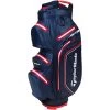 TaylorMade Cartbag Storm Dry Waterproof, Navy/rot