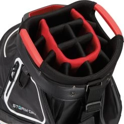TaylorMade Cartbag Storm Dry Waterproof, Schwarz/weiß/rot -Professionelles Golfausrüstungsgeschäft taylormade cartbag storm dry waterproof schwarzweissrot schwarz 5054652 59ahFeNBzIFUmb 1280x1280