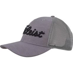Titleist Cap Players Space Dye Mesh, Grau/schwarz