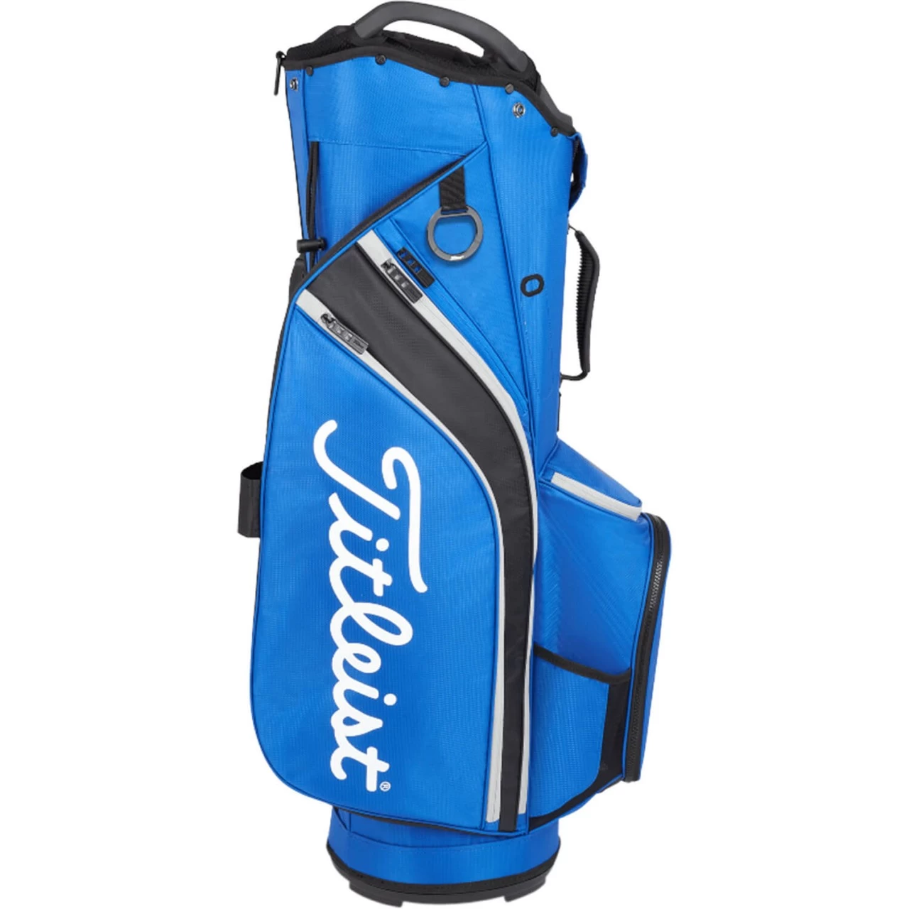 Titleist Cart 14 Cartbag 2022, Blau/schwarz/grau 2 Titleist Cart 14 Cartbag 2022, Blau/schwarz/grau – Bild 2