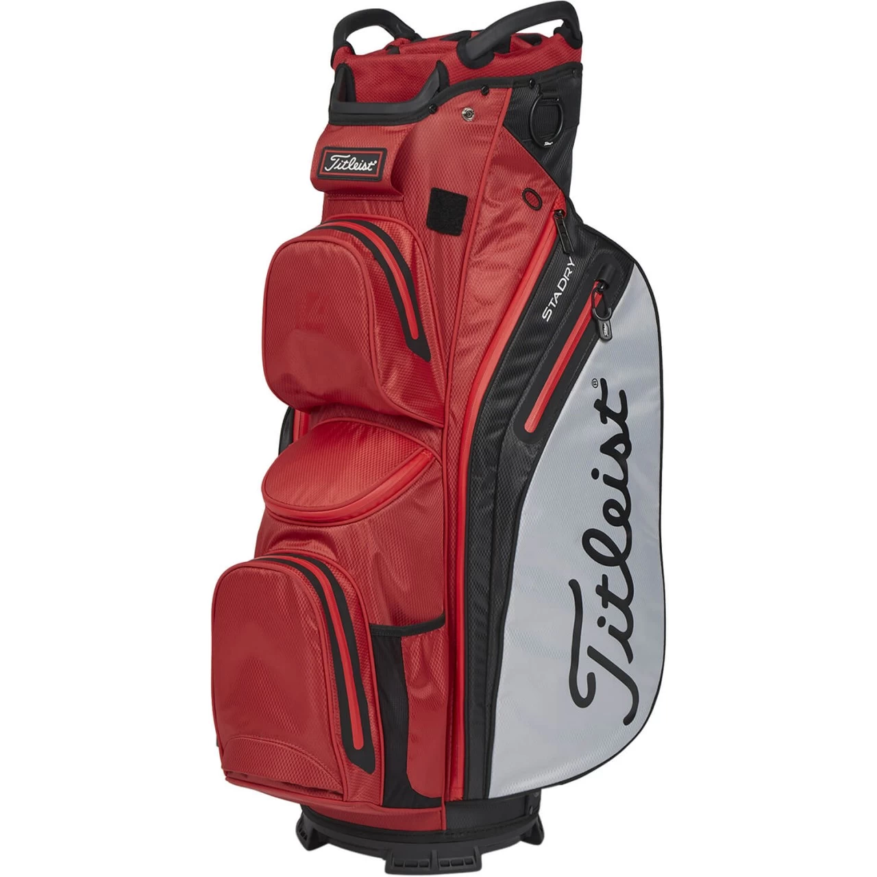 Titleist Cartbag Cart 14 StaDry™, Rot/grau/schwarz 1 Titleist Cartbag Cart 14 StaDry™, Rot/grau/schwarz