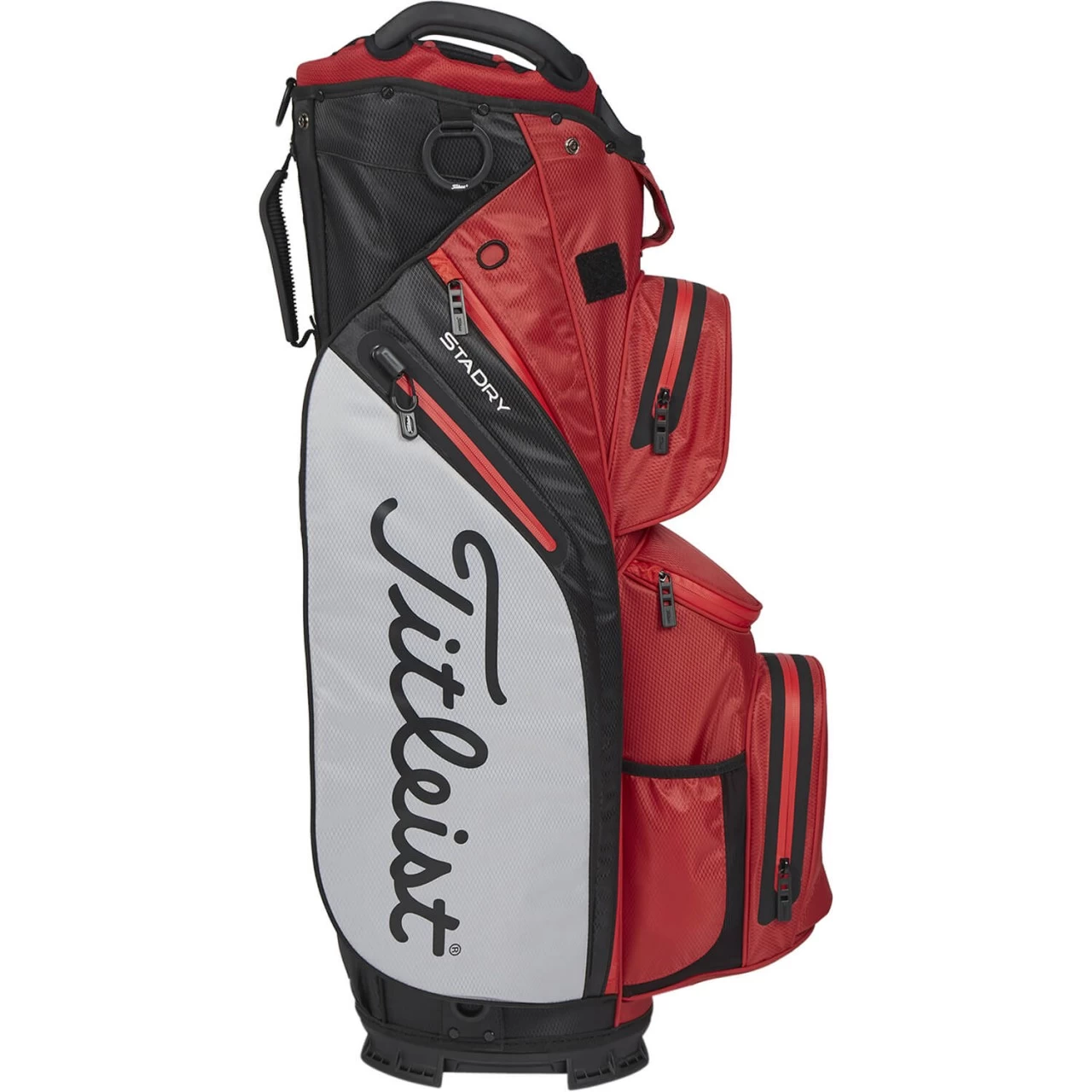 Titleist Cartbag Cart 14 StaDry™, Rot/grau/schwarz 3 Titleist Cartbag Cart 14 StaDry™, Rot/grau/schwarz – Bild 3