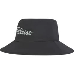 Titleist Fischerhut StaDry Bucket Wasserdicht, Schwarz