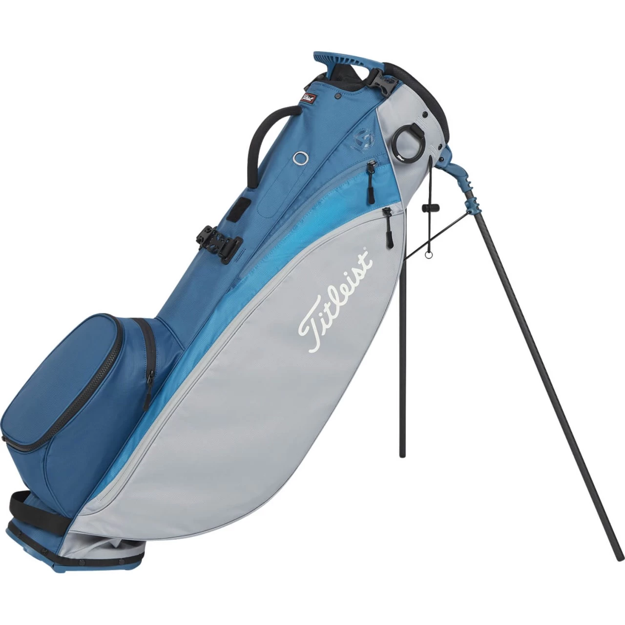 Titleist Players 4 Carbon Standbag, Grau/blau 1 Titleist Players 4 Carbon Standbag, Grau/blau