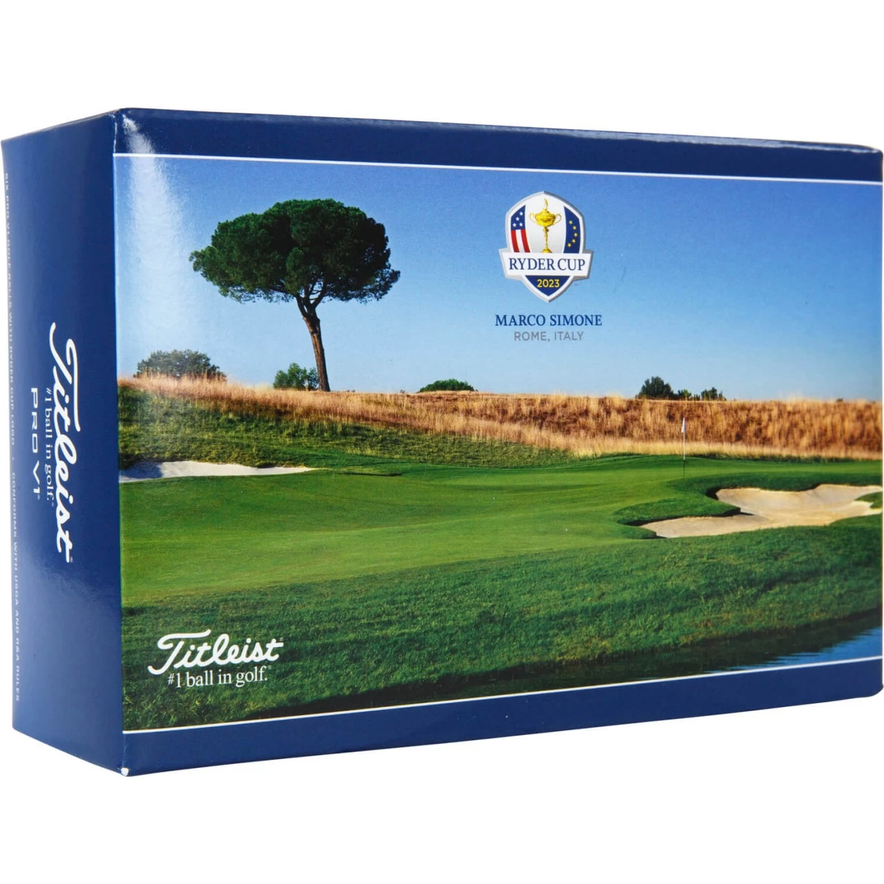 Titleist Pro V1 "Ryder Cup 2023" Golfbälle - 6er Pack, Weiß 1 Titleist Pro V1 "Ryder Cup 2023" Golfbälle - 6er Pack, Weiß