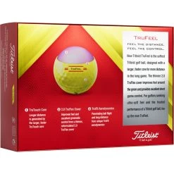 Titleist TruFeel Golfbälle 2022, Gelb -Professionelles Golfausrüstungsgeschäft titleist trufeel golfbaelle 2022 gelb gelb 11141598 3z7OGyiQ7UJLMG 1280x1280