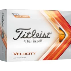 Titleist Velocity 2022 Golfbälle - 12er Pack, Orange