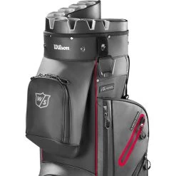 Wilson Staff Cartbag ILock Dry, Schwarz/rot -Professionelles Golfausrüstungsgeschäft wilson staff cartbag ilock dry schwarzrot schwarz 5052709 4 1280x1280