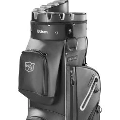 Wilson Staff Cartbag ILock Dry, Silber/schwarz -Professionelles Golfausrüstungsgeschäft wilson staff cartbag ilock dry silberschwarz grau 5052709 3 1280x1280