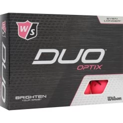 Wilson Staff Duo Optix Golfbälle - 12er Pack, Pink