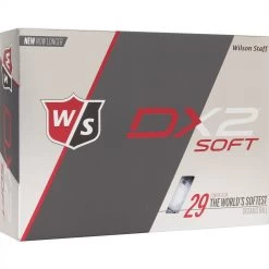 Wilson Staff DX2 Soft Golfbälle - 12er Pack, Weiß