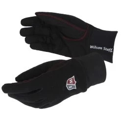 Wilson Staff Winterhandschuhe Microfiber Suede, Schwarz